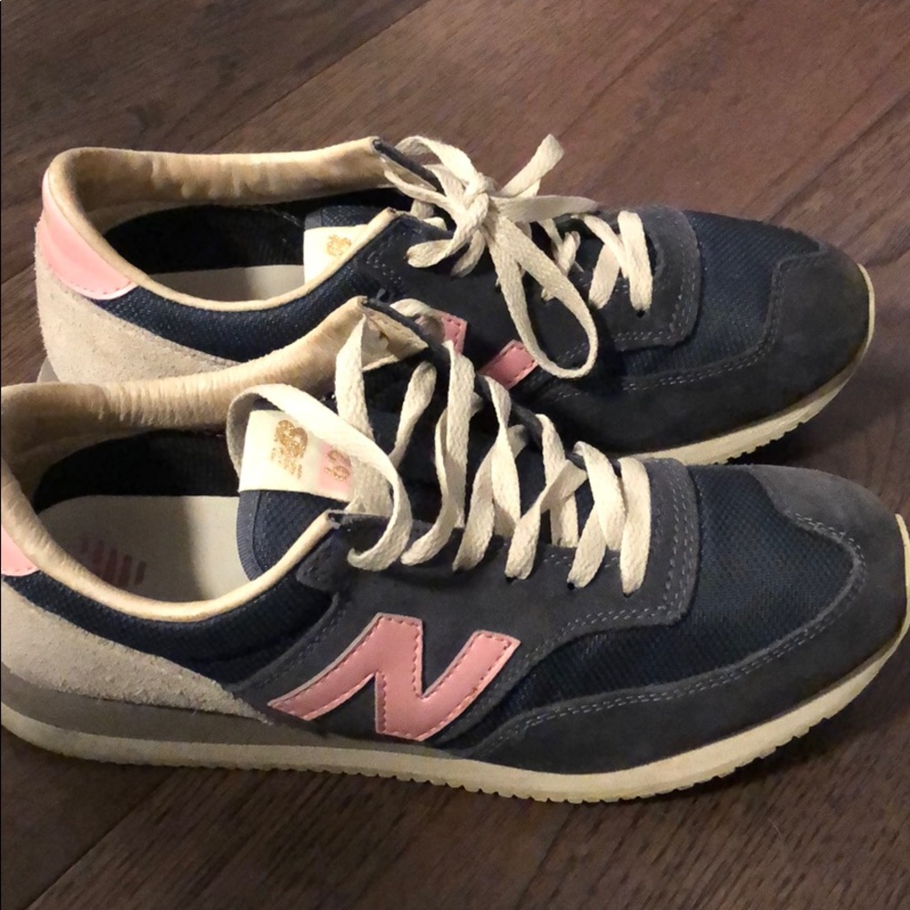Pink and blue new balance